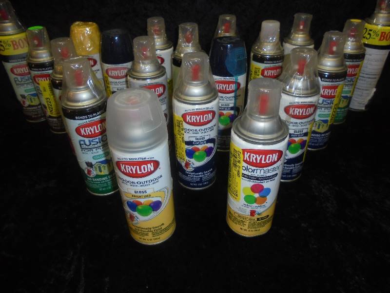 Lot - Misc Cans of Spray Paint