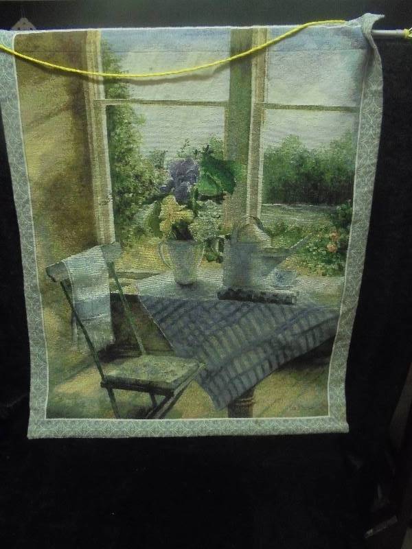 Wall Hanging Tapestry Garden Table