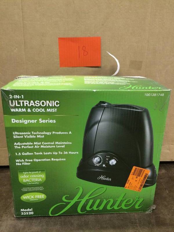 Hunter Ultrasonic Humidifier