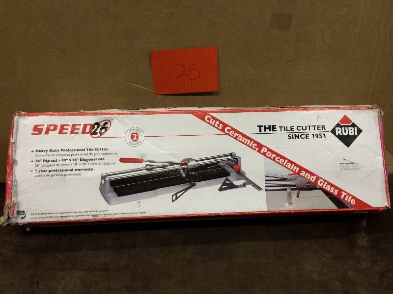 Speed 26 Rubi Tile Cutter