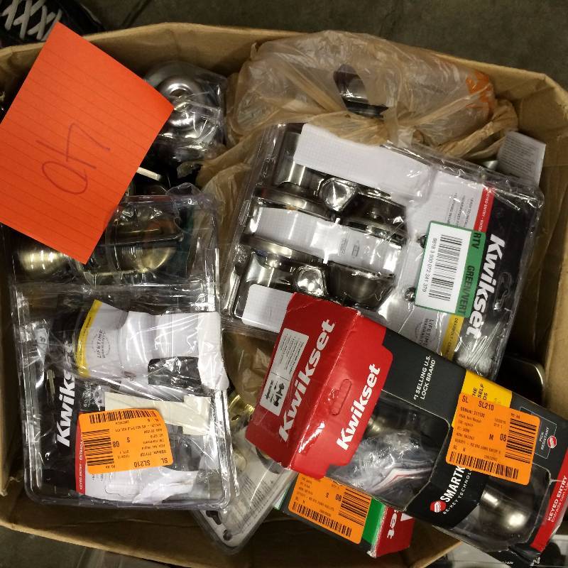 Lot of Door Hardware not Inspected