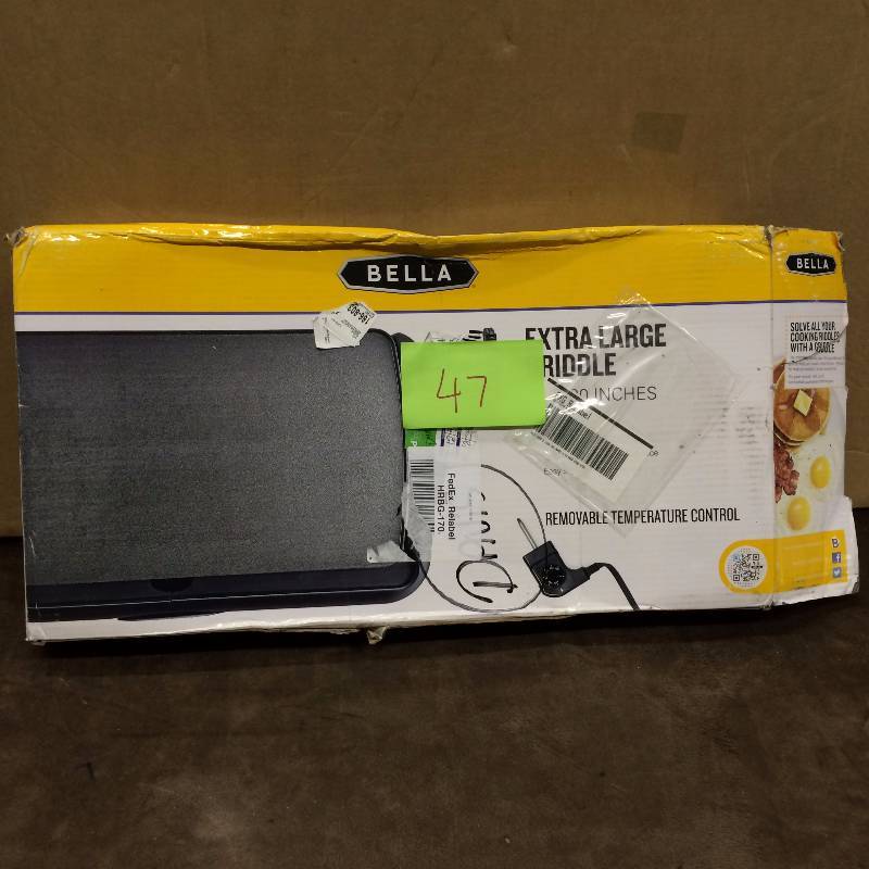 Bella Extra Large Griddle tested Works