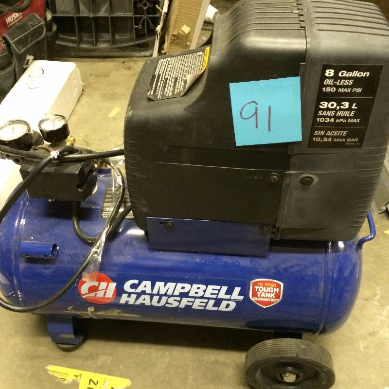 CH 8 Gallon Compressor used tested works