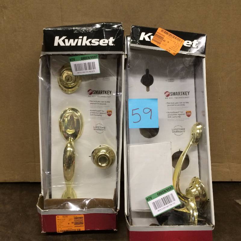 Lot of Kwikset Door Entry - not inspected