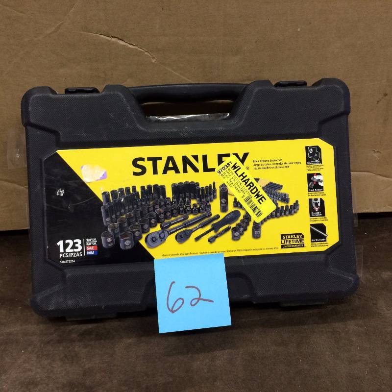 Stanley 123 PCs Tool Set New