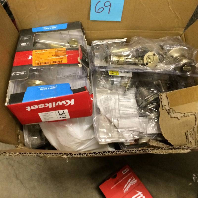 Lot of Door Hardware not Inspected