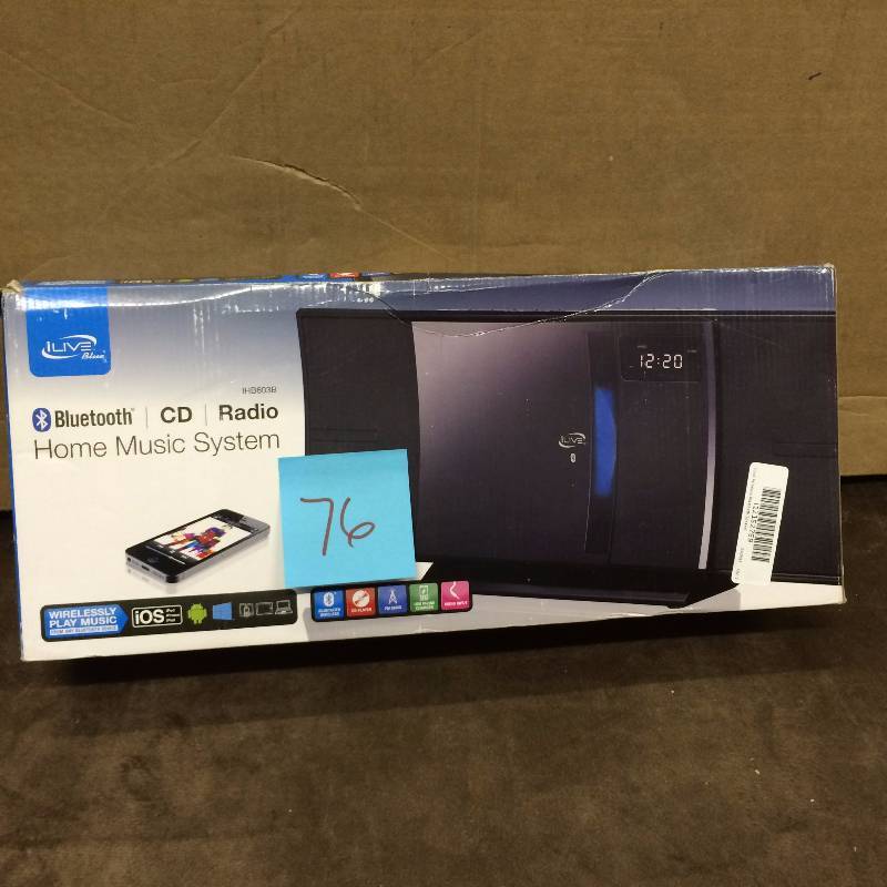 ilive Bluetooh CD Radio Home Music System