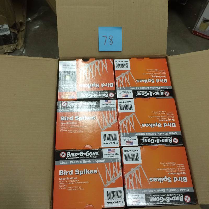 Lot of Bird B Gone Bird Spikes