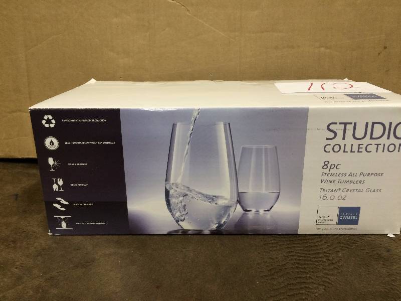 Studio Collection 8 PC Glass Set New