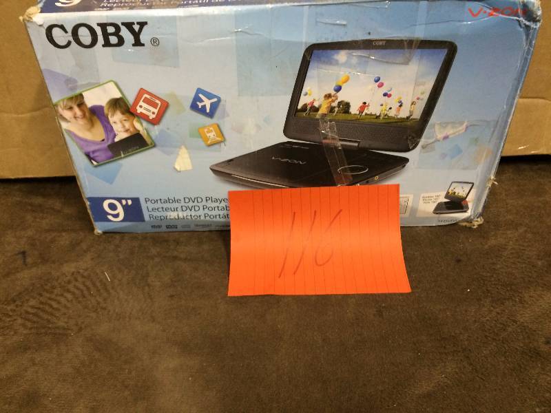 Coby 9 Portable DVD Player like New