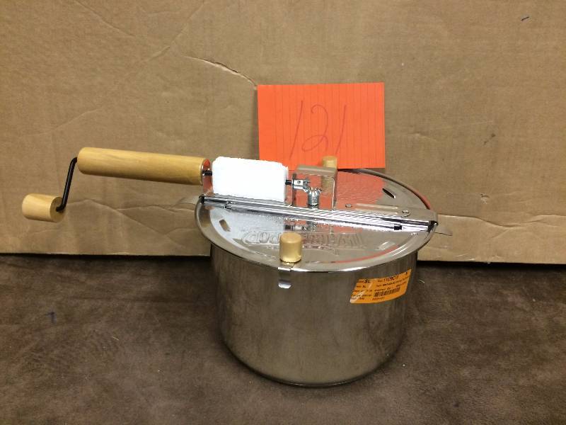 Pop Corn Kettle Stove Top New