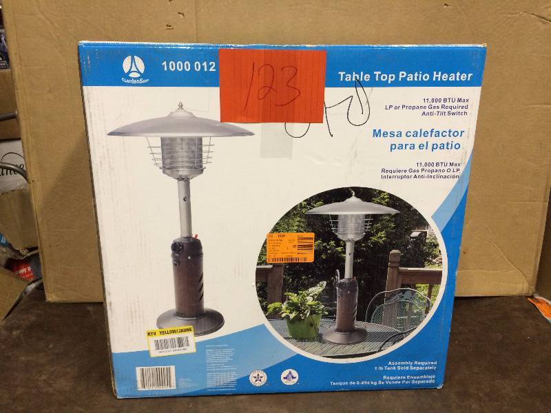 Table Top Patio Heater New