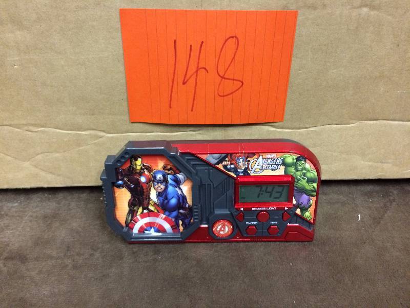 Avengers ClockAlarm Clock Works