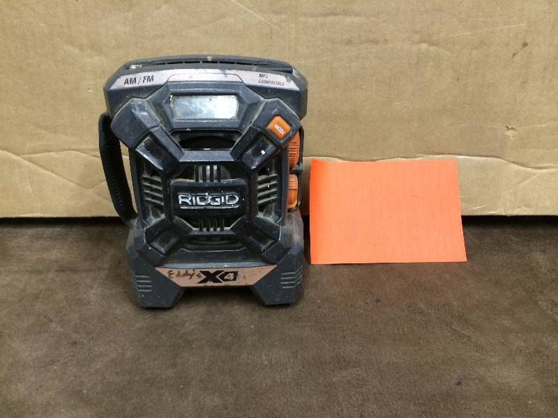 Ridgid Radio- No battery or Charger - used tested works