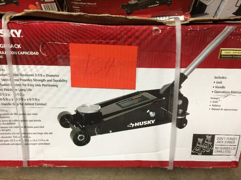 Husky 3 Ton Garage Jack New