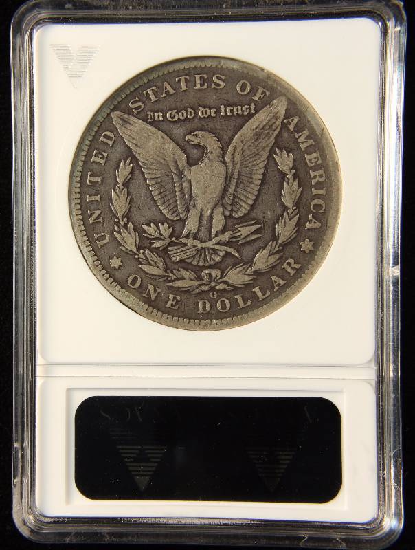 1895-O MORGAN SILVER DOLLAR VG10 OLD ANACS CERTIFIED