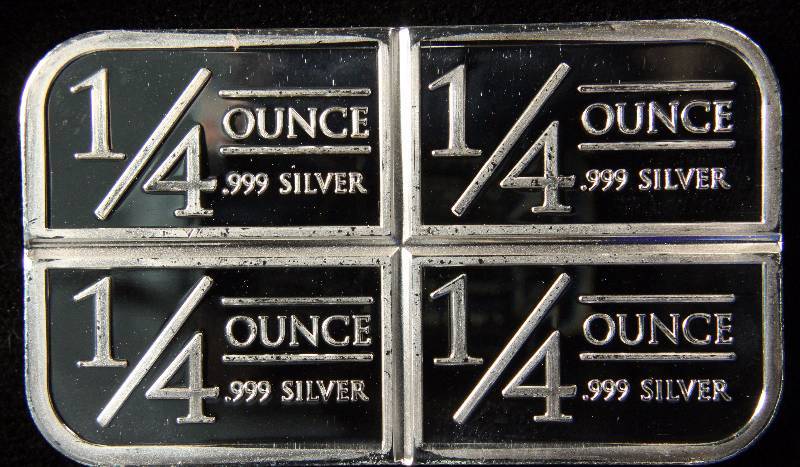 1 TROY OZ. .999 FINE SILVER STAGECOACH BAR (4 X 14 CRACKER)