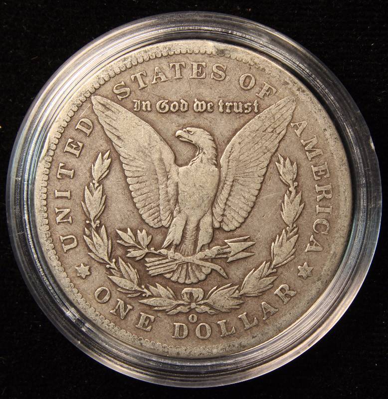 1899-O MORGAN SILVER DOLLAR IN AIRTITE HOLDER