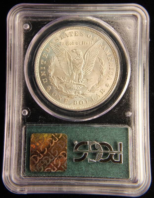 1921 MORGAN SILVER DOLLAR PCGS MS 63