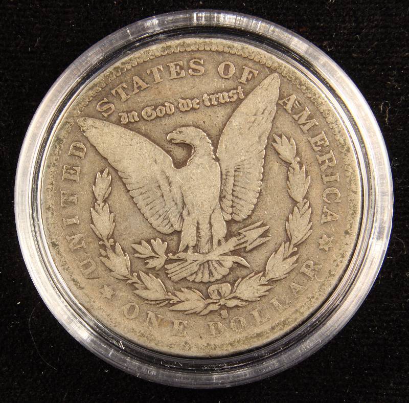 1881-S MORGAN SILVER DOLLAR IN AIRTITE HOLDER