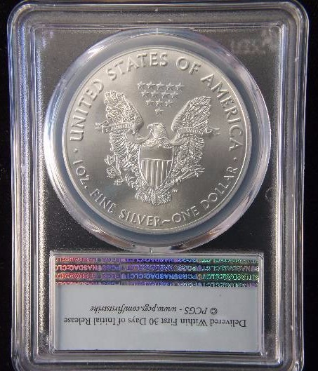 2016 AMERICAN SILVER EAGLE 1 TROY OZ. .999 FINE SILVER PCGS MS69 FIRST STRIKE