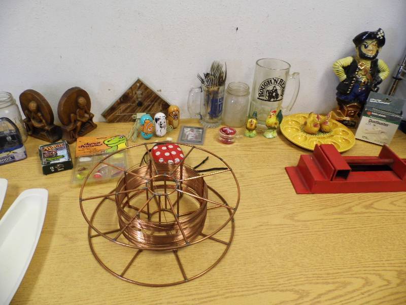 Decanter, Copper Wire w Tote