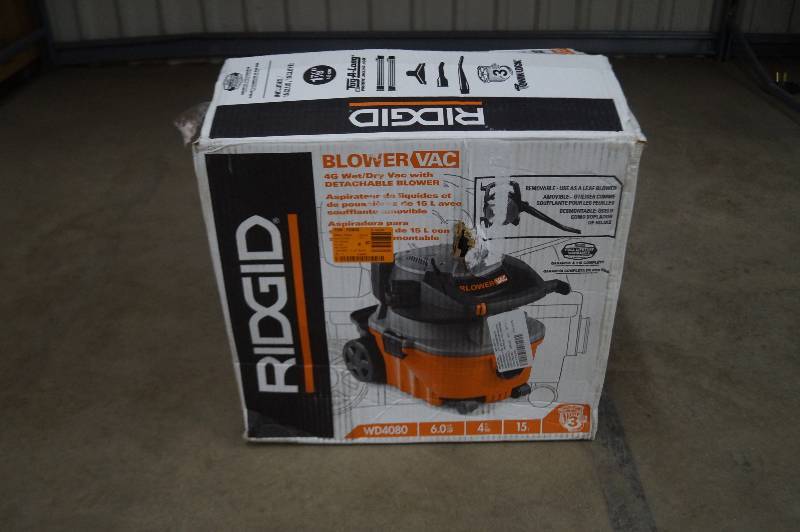 Ridgid Vaccume