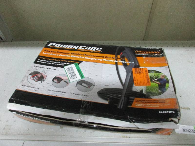 Pressure washer gun and hose