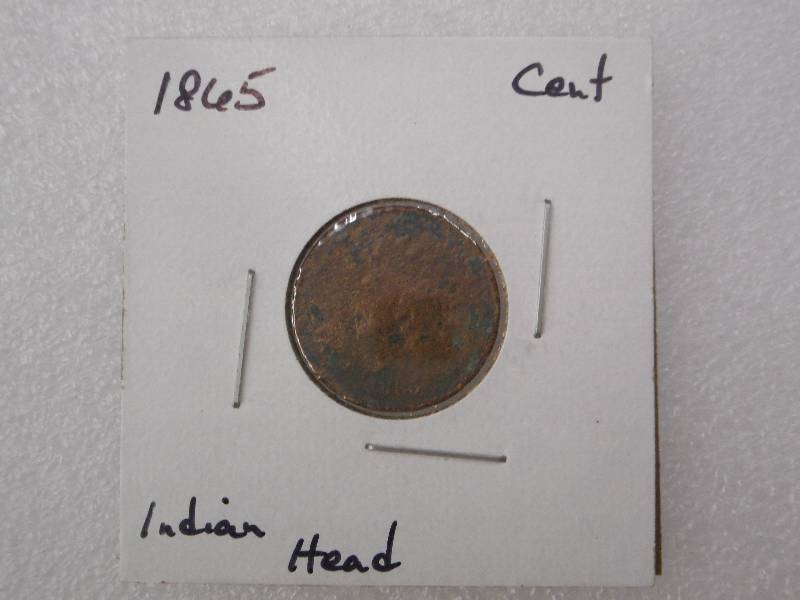 1865 Indian Head Cent, Circulated