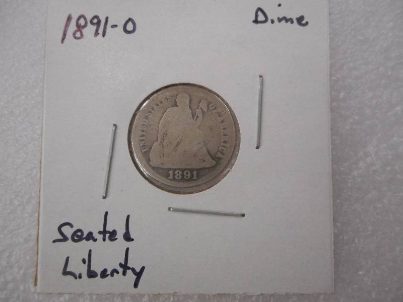 1891-O Seated Liberty Dime, Circula...