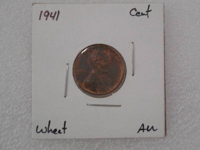 1941-P Lincoln Wheat Cent, High Gra...