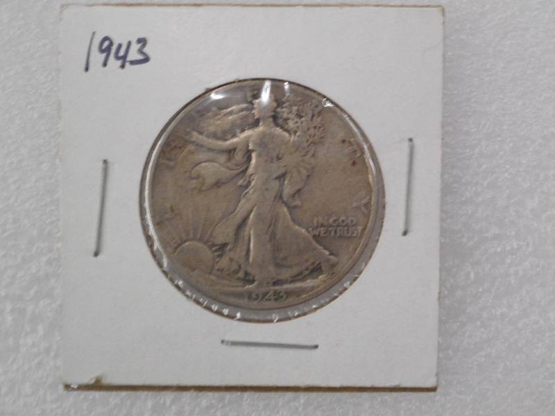 1943-P Walking Liberty Half Dollar,...