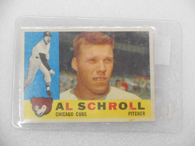 1960 Topps Vintage Baseball Card, A...