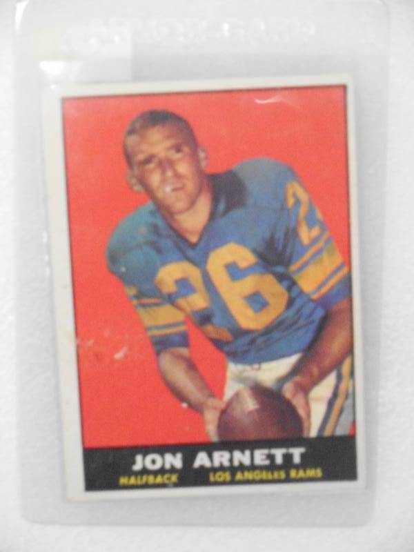 1961 Topps Vintage Football Card,  ...