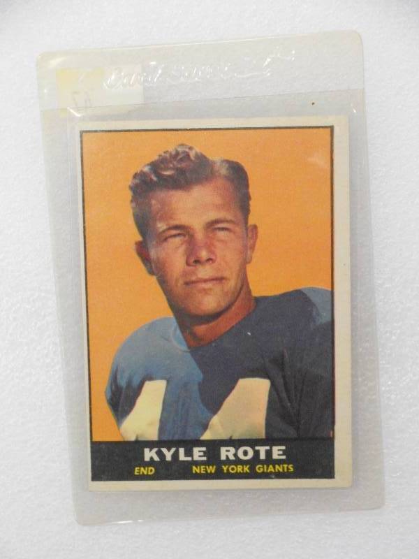 1961 Topps Vintage Football Card,  ...