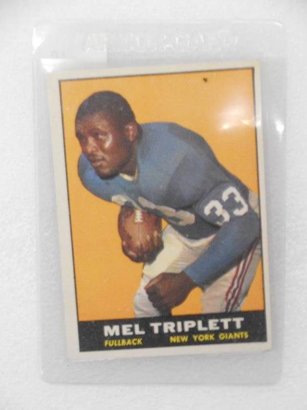 1961 Topps Vintage Football Card,  ...