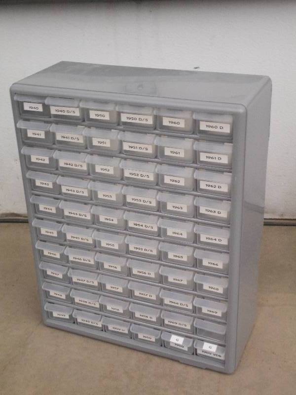 60-Drawer Storage Container, All Dr...