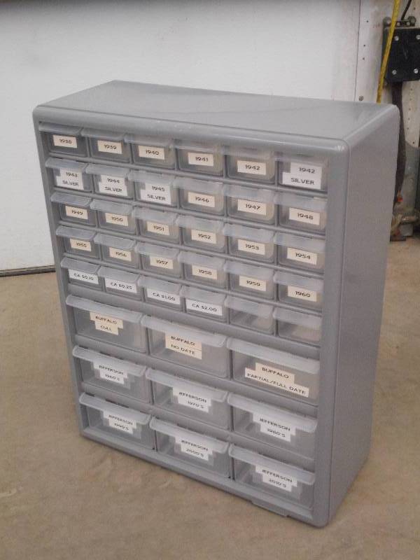 39-Drawer Storage Container, All Dr...