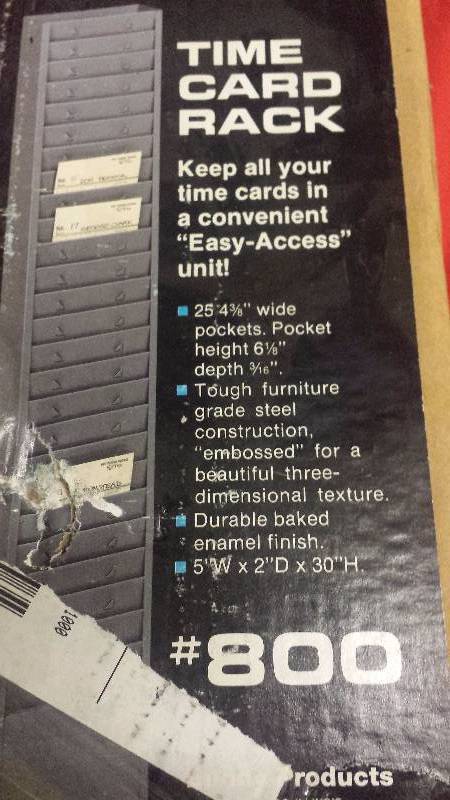 Time Card Rack