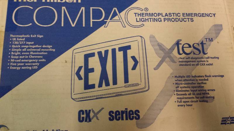 New Exit Sign