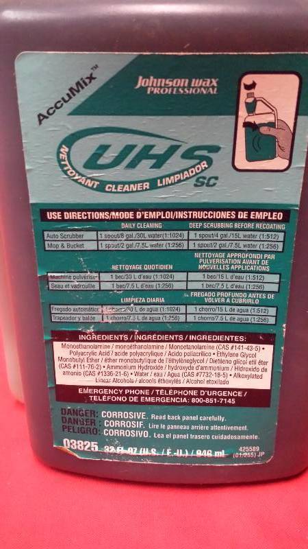SC Johnson AccuMix Industrial Cleaner