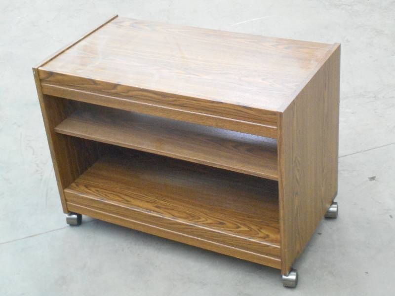 Rolling 3-Level Entertainment Shelf...