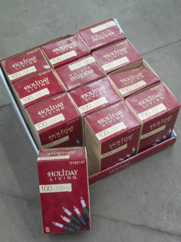 (12) Unused Boxes Of Holiday Living...