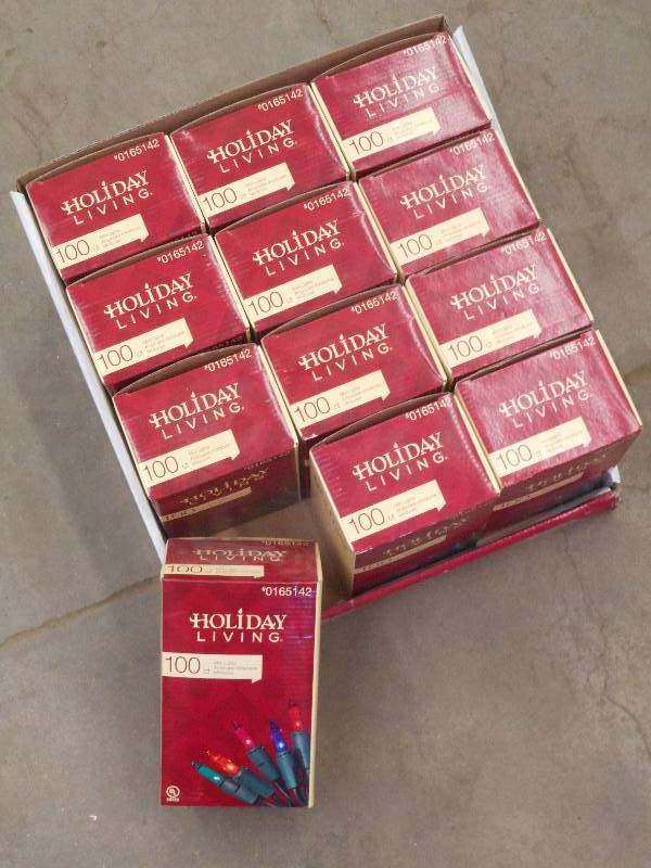 (12) Unused Boxes Of Holiday Living...