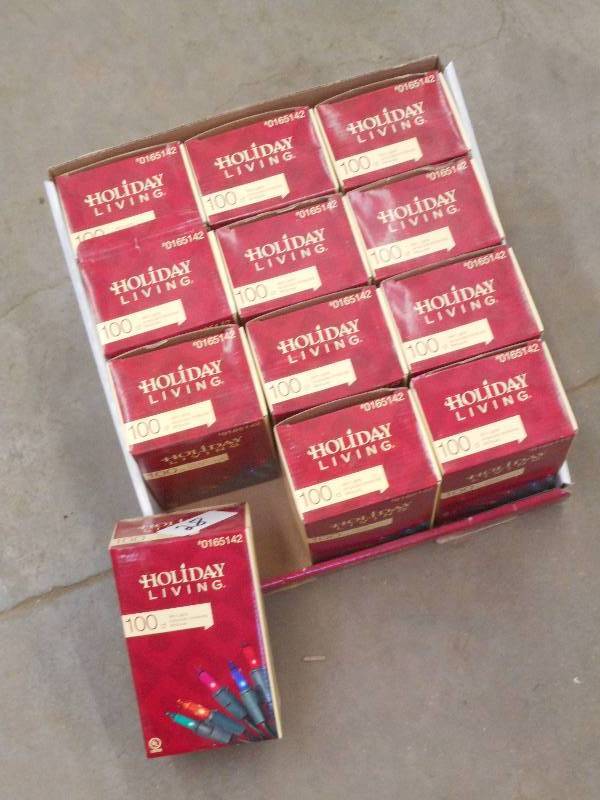 (12) Unused Boxes Of Holiday Living...