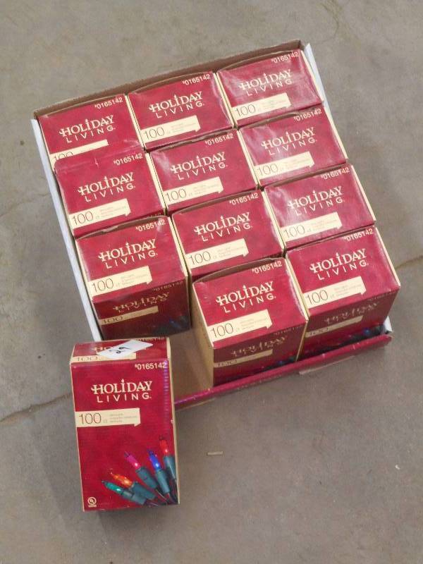 (12) Unused Boxes Of Holiday Living...