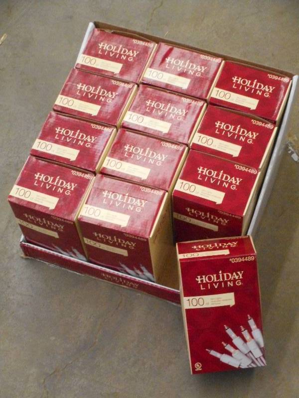 (12) Unused Boxes Of Holiday Living...