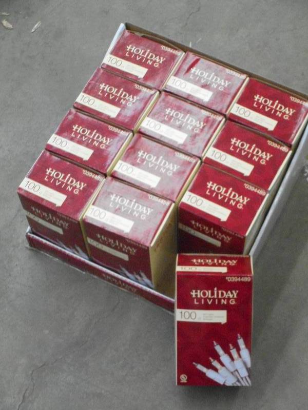 (12) Unused Boxes Of Holiday Living...