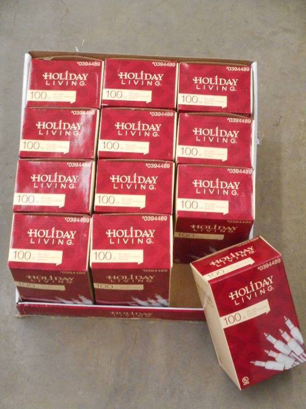 (12) Unused Boxes Of Holiday Living...