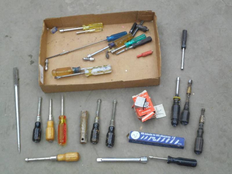 Box Of Assorted Hand Tools ...